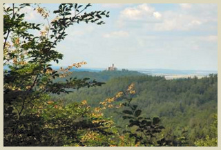 Westlicher Thringer Wald mit der Wartburg